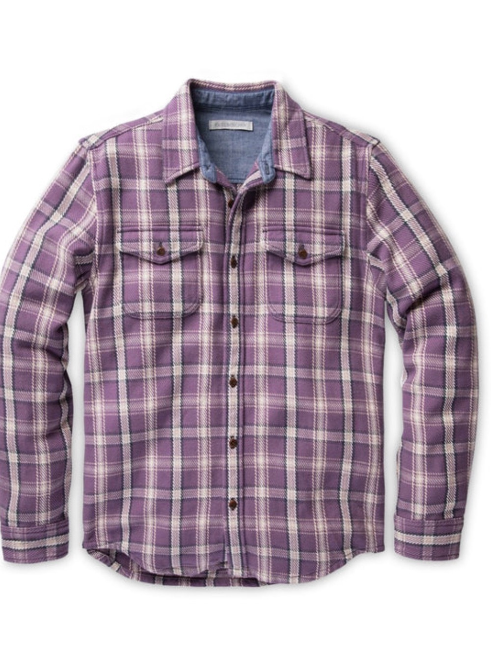 OUTERKNOWN PLAID BLANKET SHIRT, SIZE MEDIUM